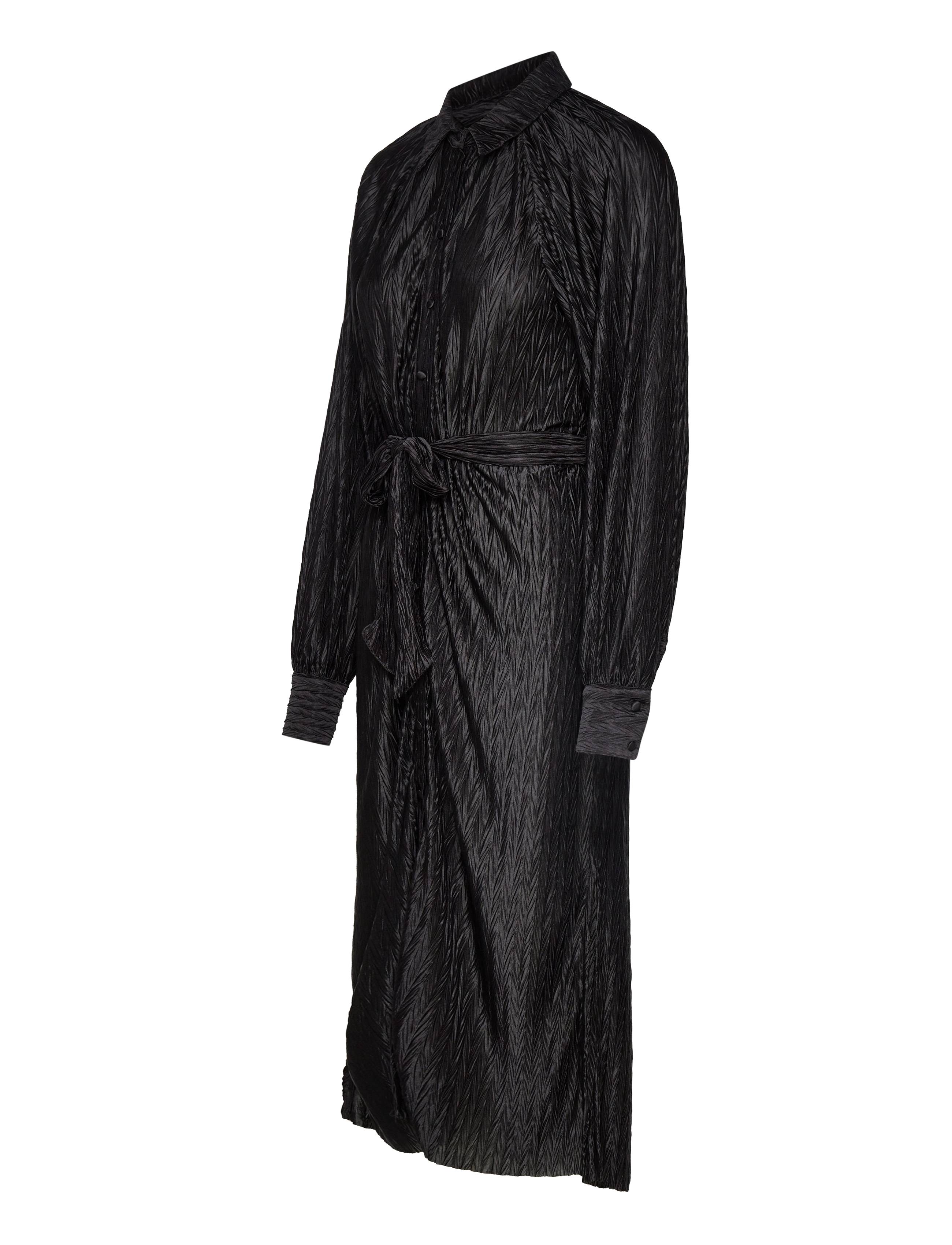 YAS - YASOMIRA LS MIDI DRESS S. - hemdkleider - black - 3