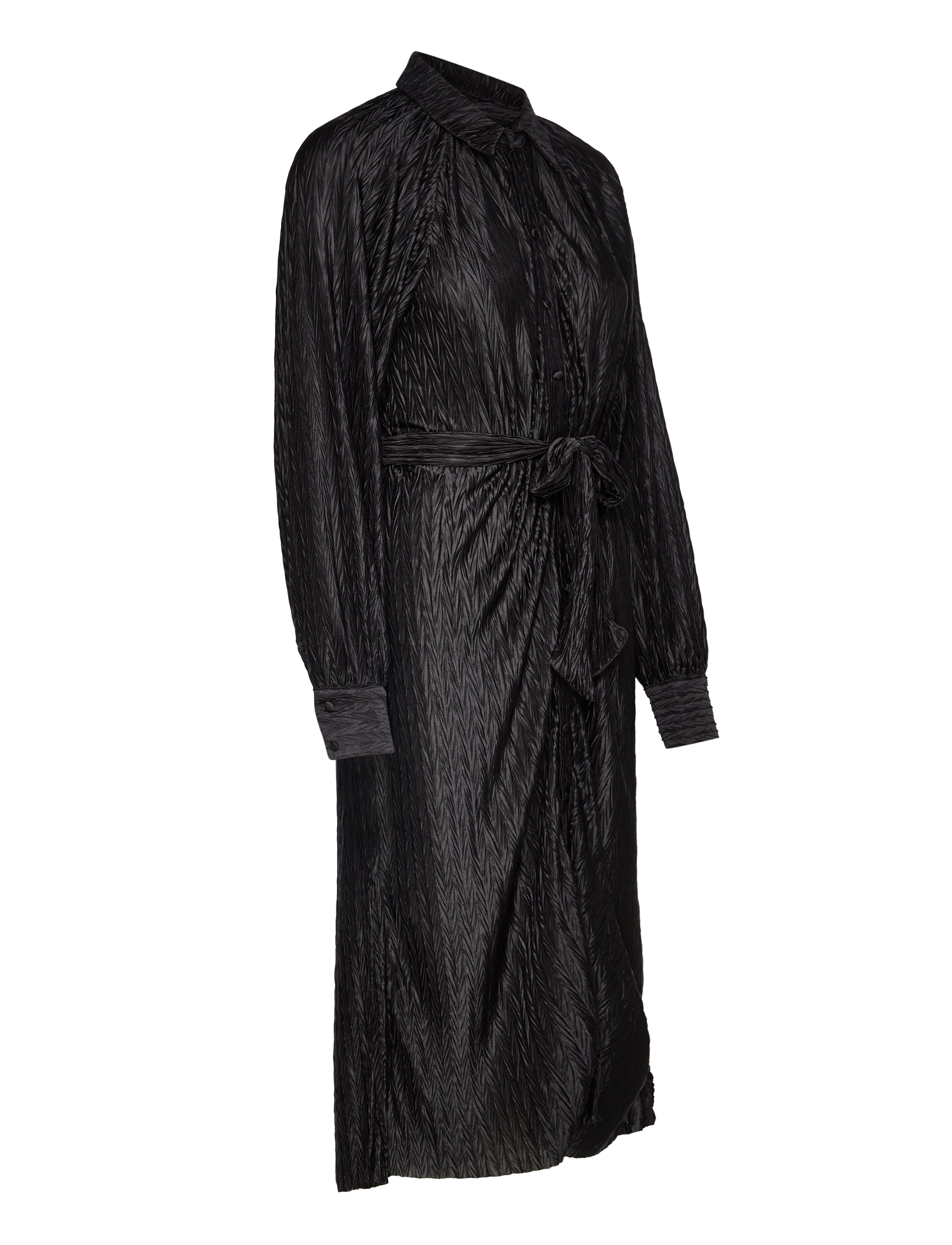 YAS - YASOMIRA LS MIDI DRESS S. - hemdkleider - black - 4