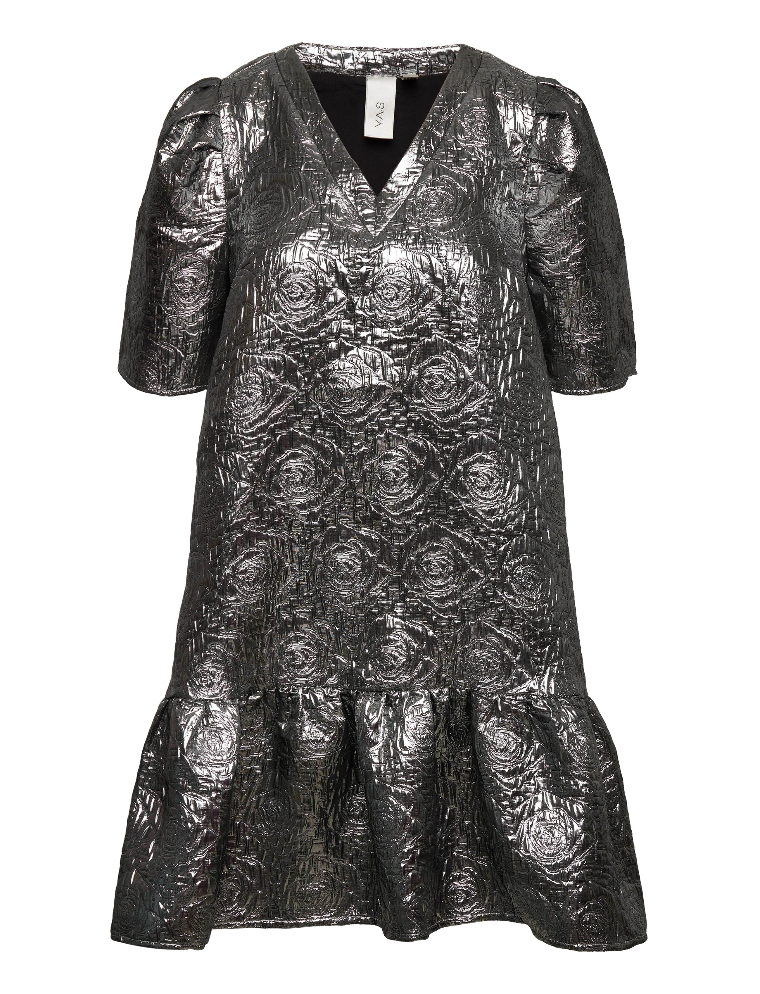 YAS - YASMETA 2/4 DRESS - SHOW - silver - 1