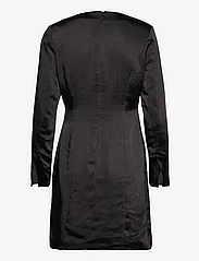 YAS - YASSANNIE LS DRAPE DRESS - SHOW - vakarėlių drabužiai išparduotuvių kainomis - black - 1
