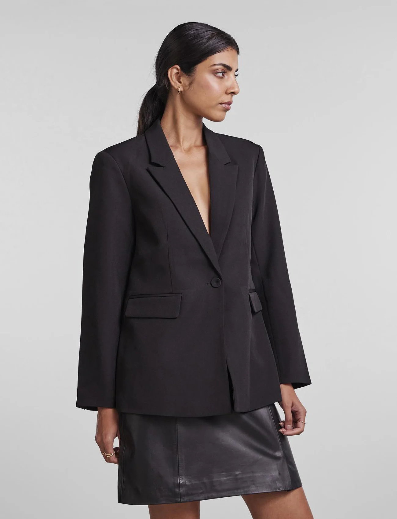 YAS - BLURIS LS BLAZER NOOS - party wear at outlet prices - black - 1