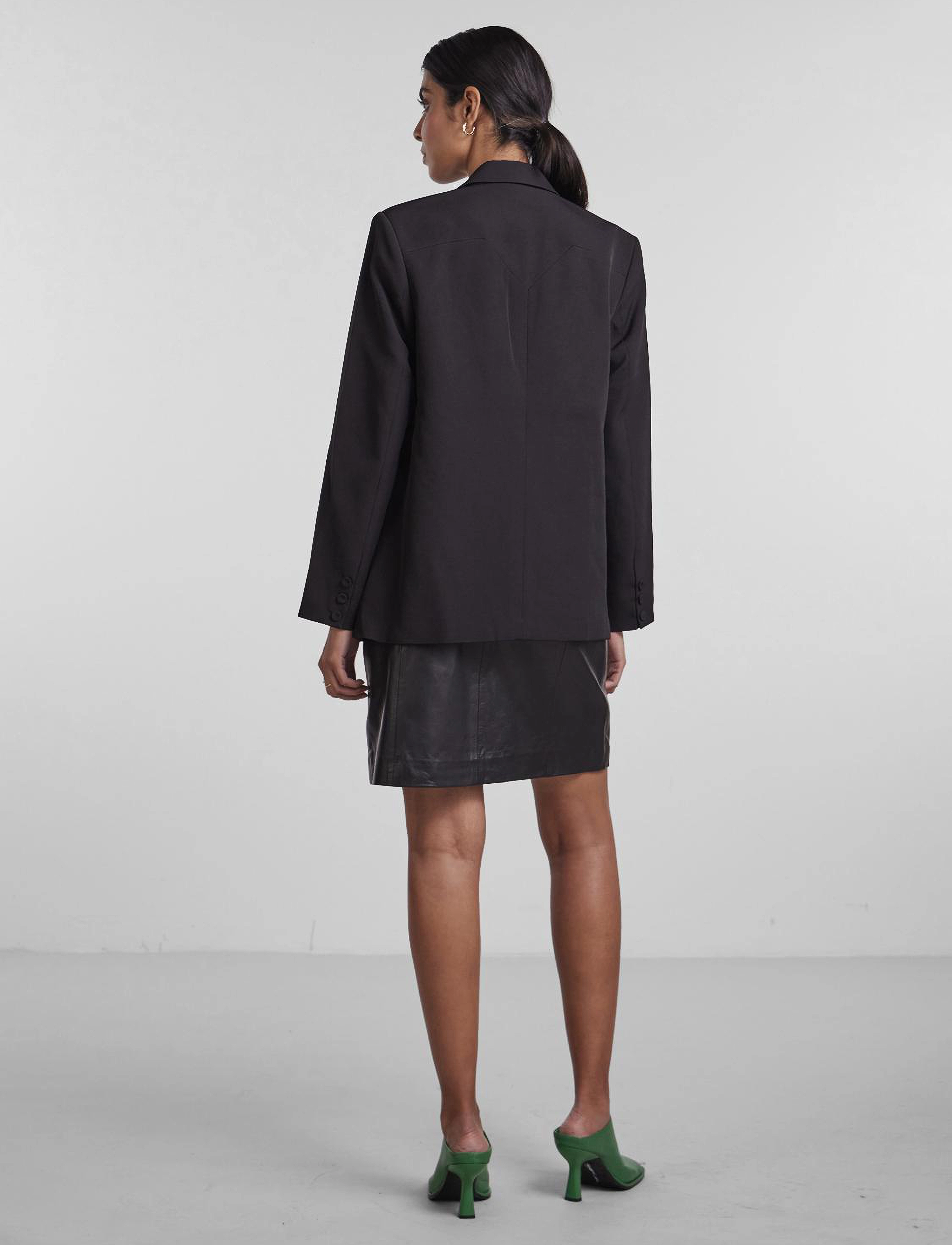 YAS - YASBLURIS LS BLAZER NOOS - black - 2