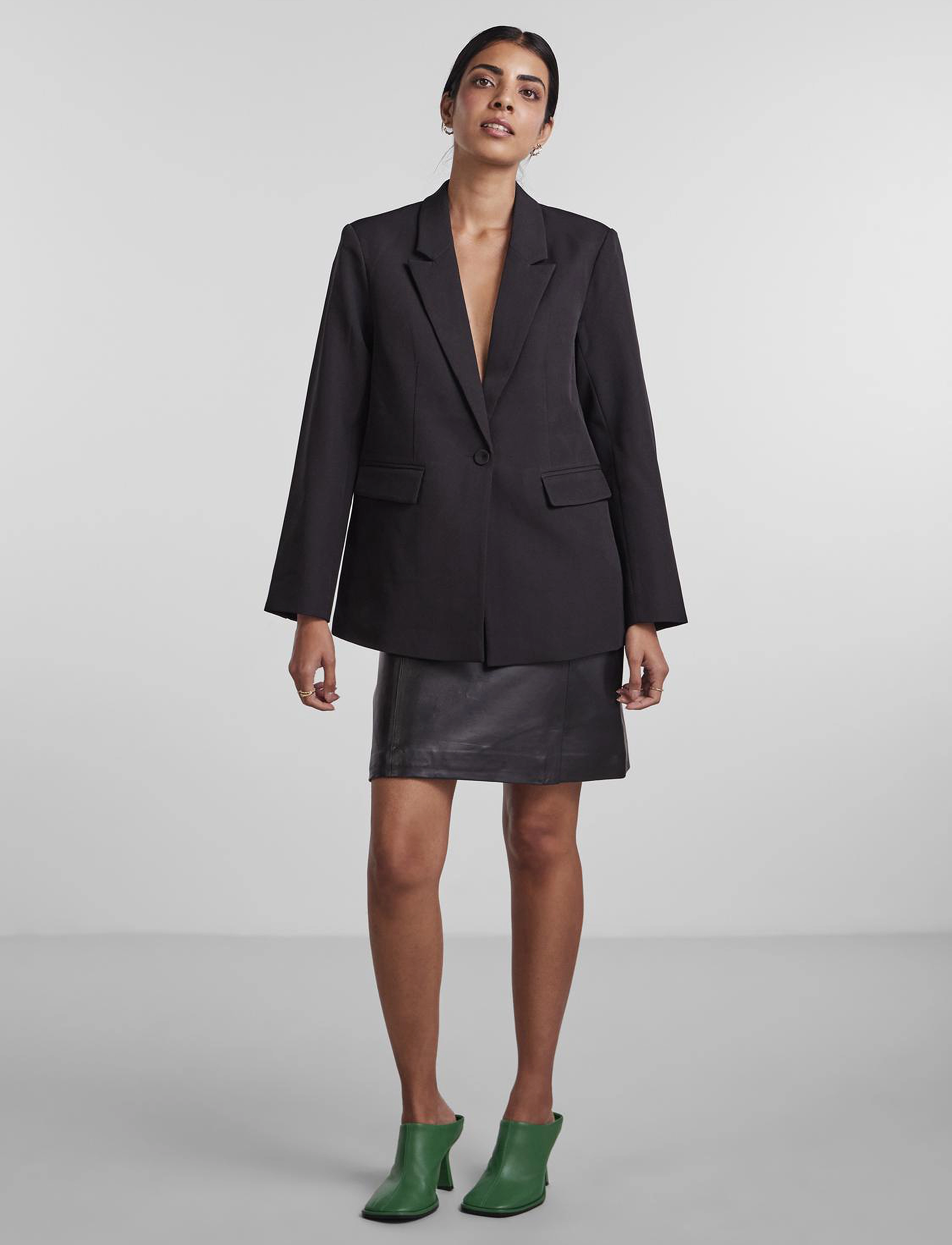 YAS - YASBLURIS LS BLAZER NOOS - black - 3