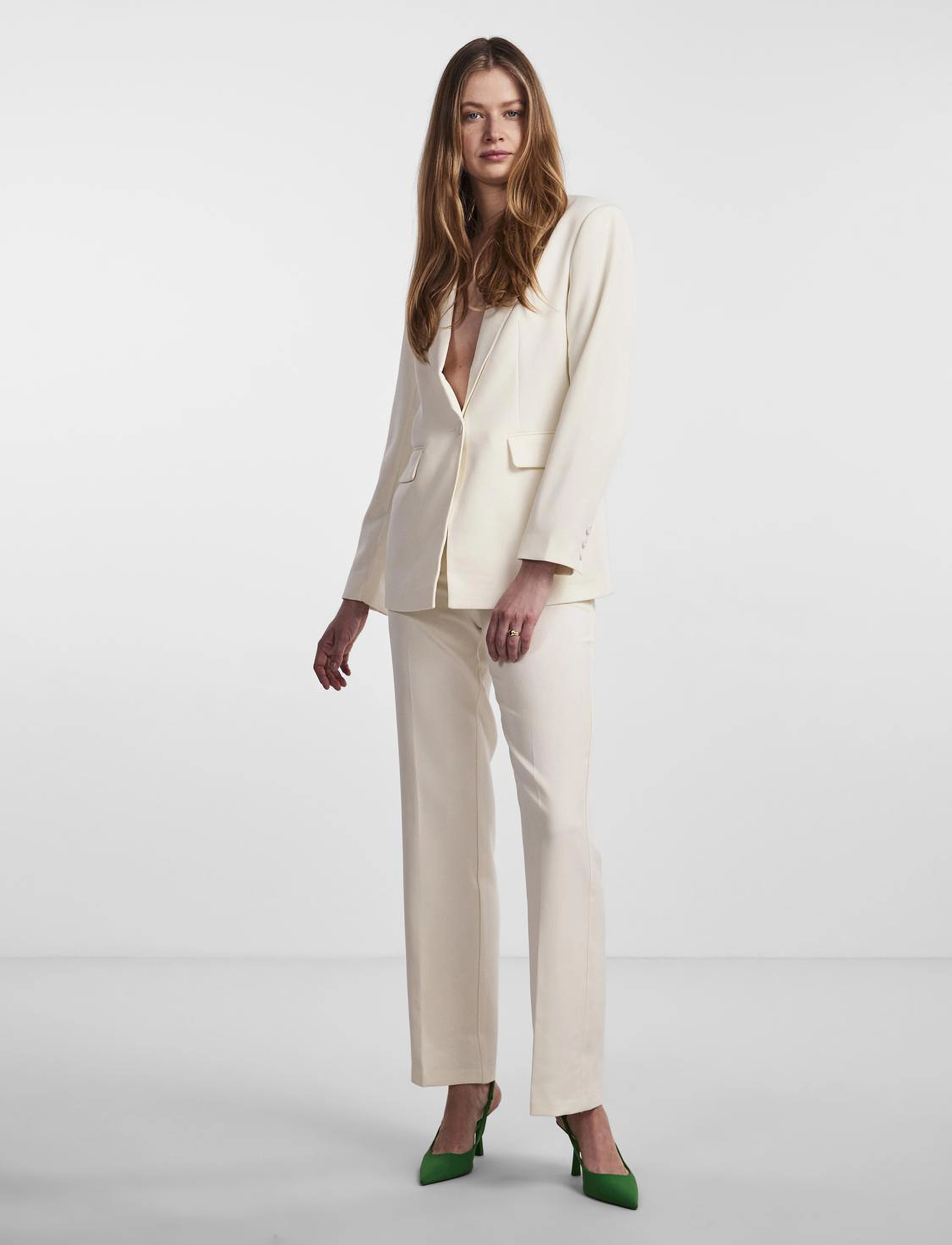 YAS - YASBLURIS LS BLAZER NOOS - star white - 5