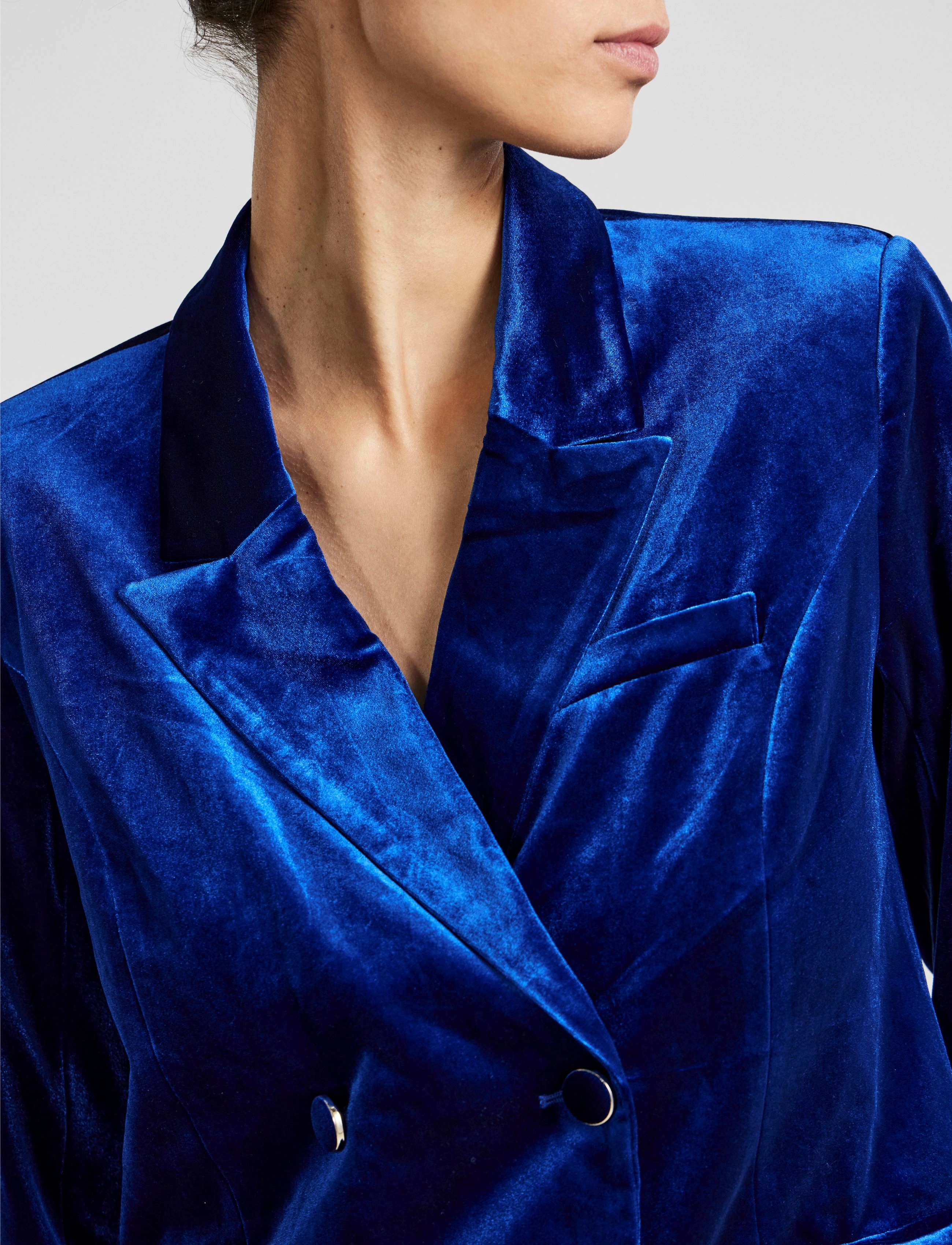 YAS - YASVELVA LS BLAZER - SHOW - mazarine blue - 3