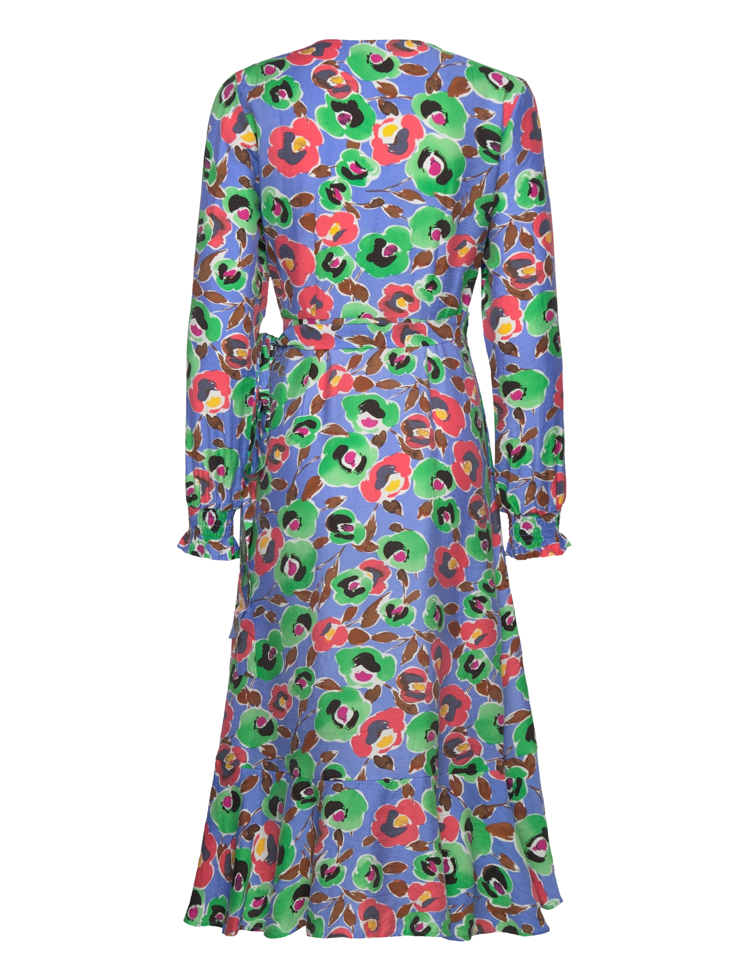 YAS - YASARTY LS MIDI WRAP DRESS S. - CA - ultramarine - 1