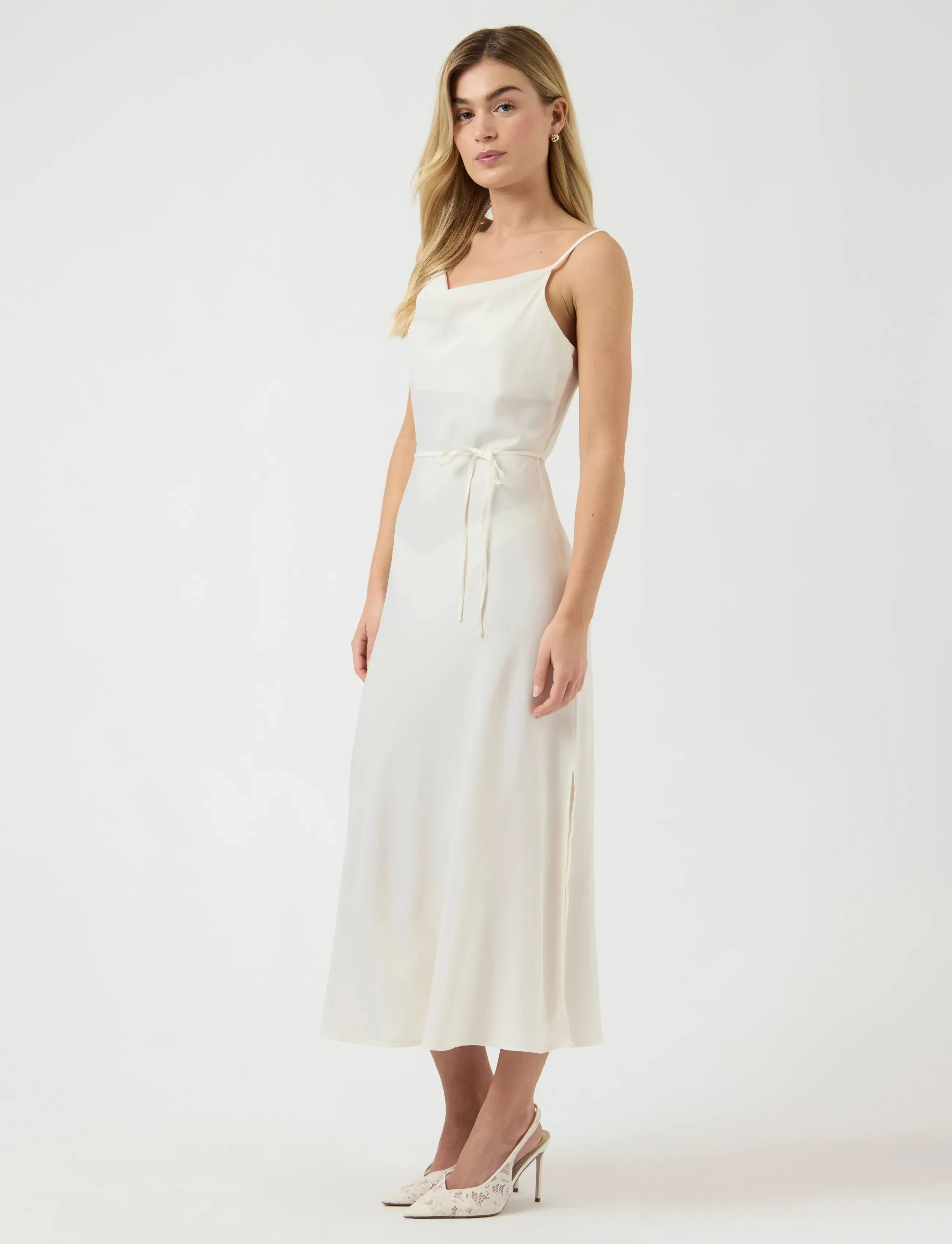 YAS - YASTHEA STRAP LONG DRESS S. NOOS - konfirmatsioon - gardenia - 4
