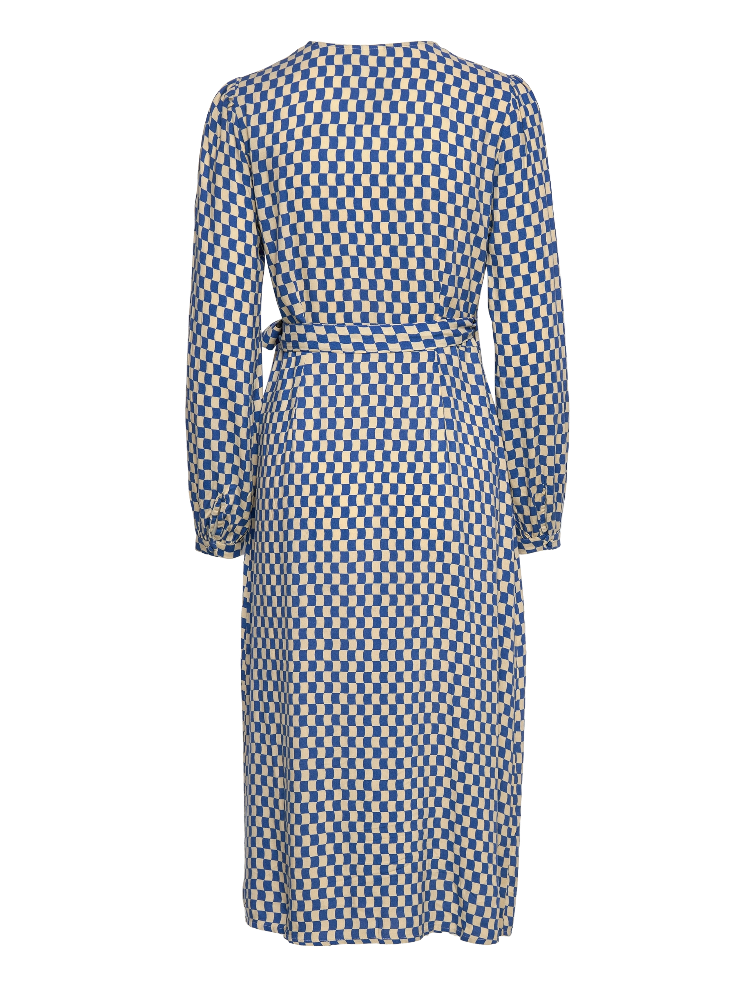 YAS - YASBIANCA LS WRAP MIDI DRESS - PB - slå-om-kjoler - sand dollar - 2