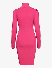 YAS - YASJENNY LS ROLL-NECK KNIT DRESS - PB - fodralklänningar - pink flamb - 1