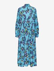 YAS - YASTOPAZ LS LONG DRESS S. - maxi dresses - blue topaz - 0