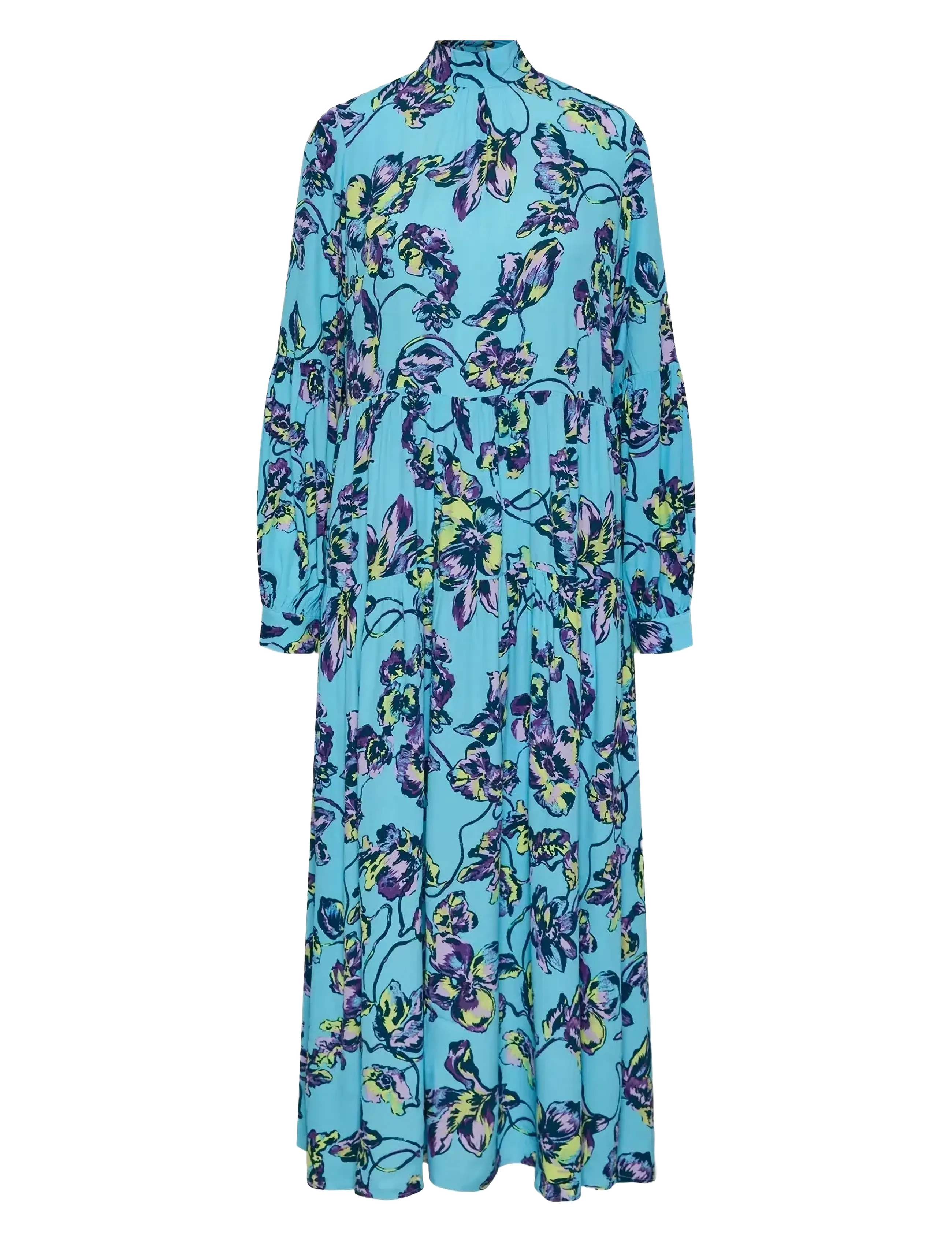 YAS YASTOPAZ LS LONG DRESS S. - Y.A.S - BLUE TOPAZ / blue