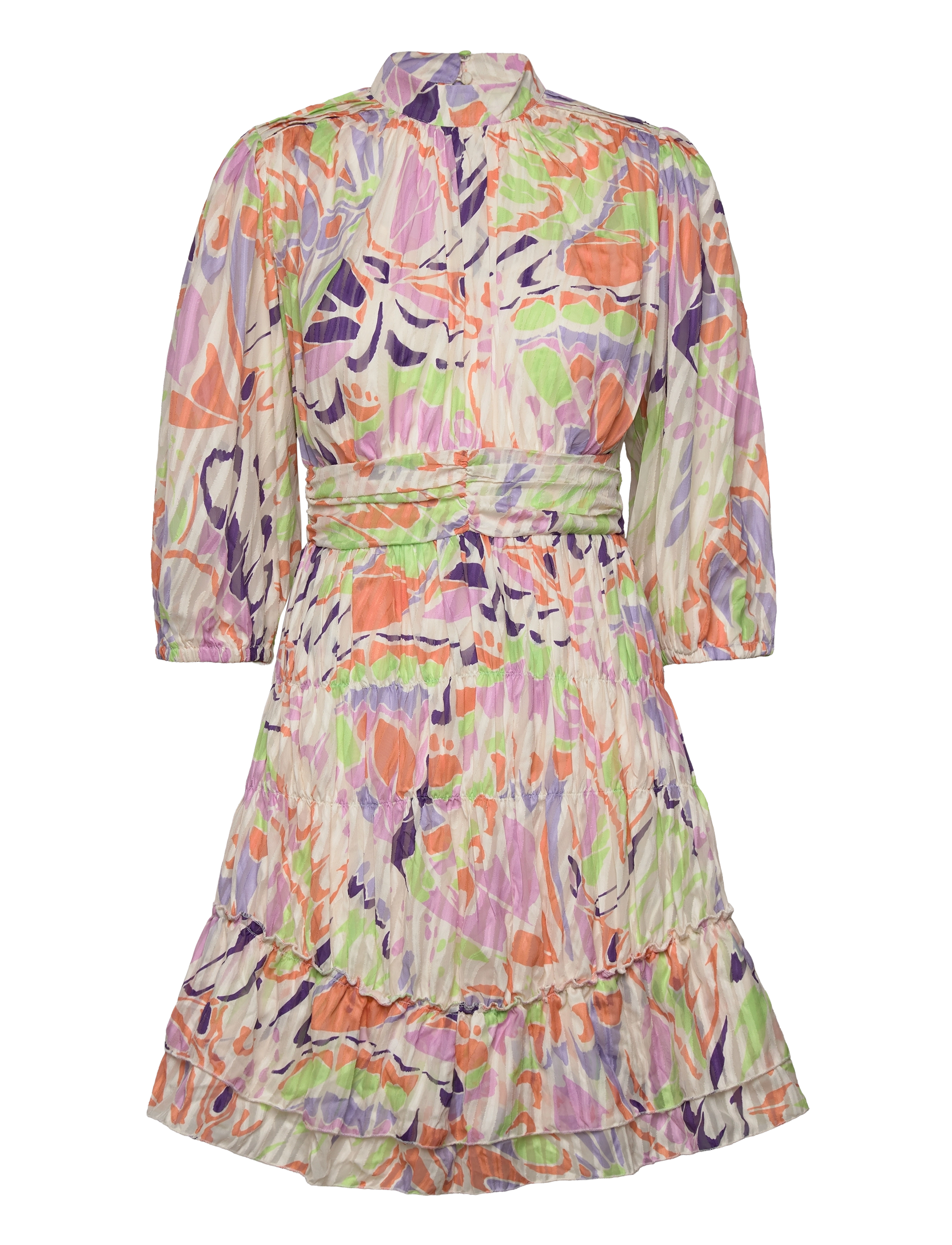 YAS YASMOTH 3/4 DRESS S. - SHOW - Klänningar - PAPYRUS / multi