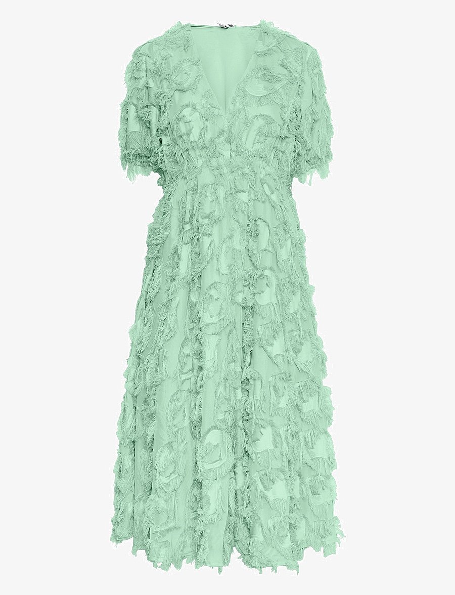 YAS - YASPAZYLLA 2/4 MIDI DRESS S. - SHOW - partykleider - mist green - 1