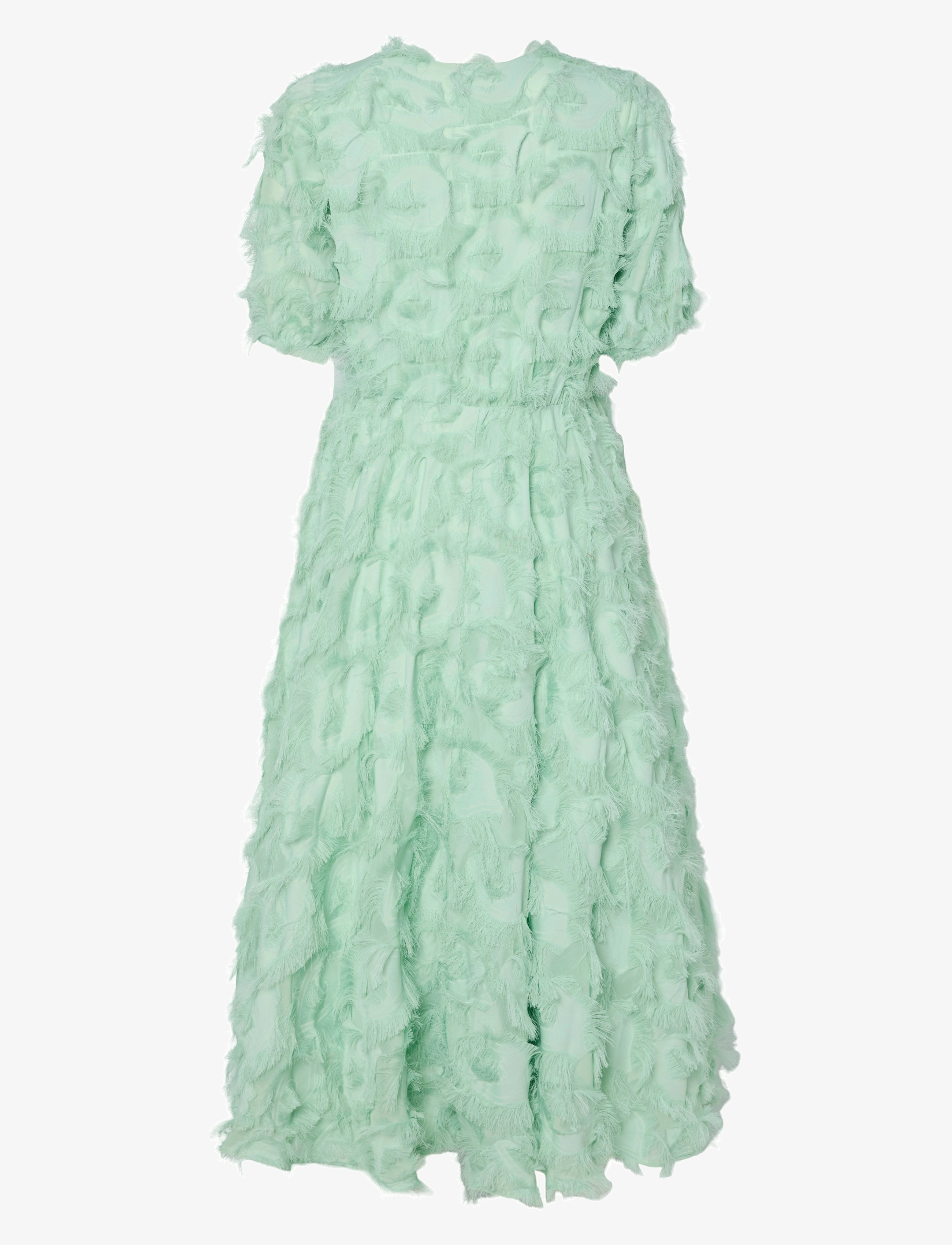 YAS - YASPAZYLLA 2/4 MIDI DRESS S. - SHOW - festkjoler - mist green - 2