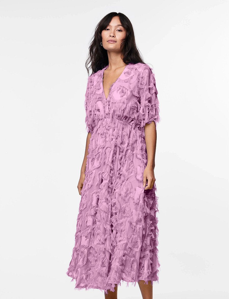 YAS - YASPAZYLLA 2/4 MIDI DRESS S. - SHOW - partykleider - pastel lavender - 0