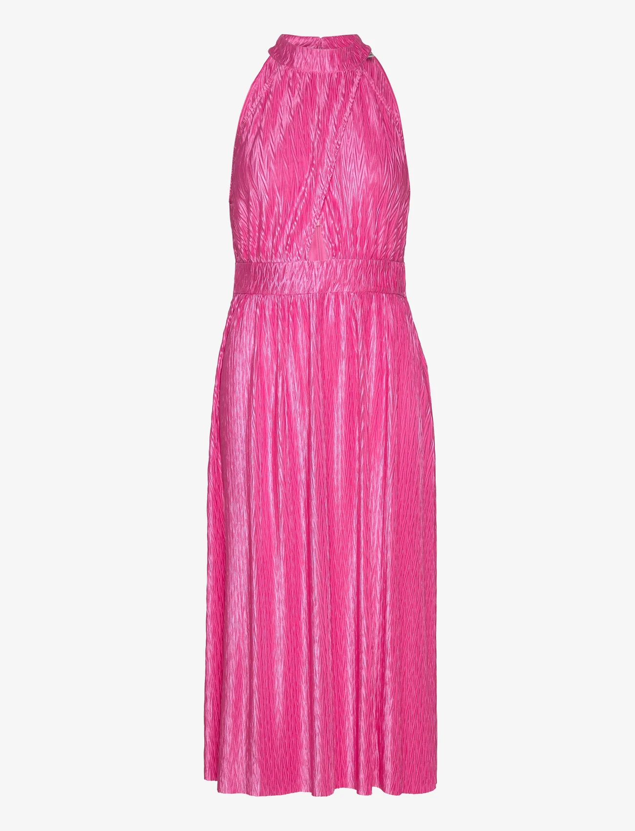 YAS - YASLAFINA HALTERNECK MIDI DRESS - SHOW - party wear at outlet prices - carmine rose - 0