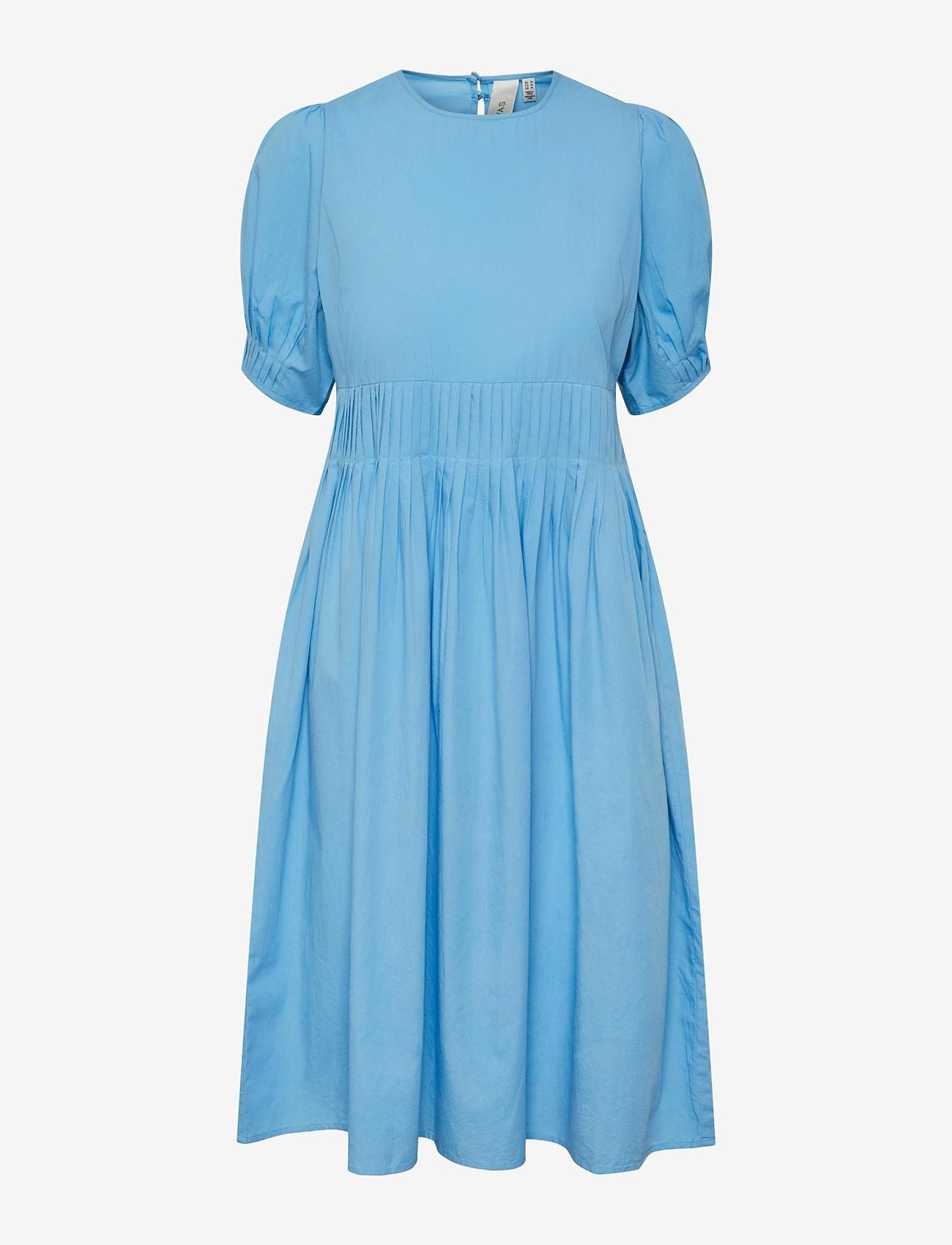 YAS - YASPENNI 2/4 MIDI DRESS S. - midi kjoler - ethereal blue - 0