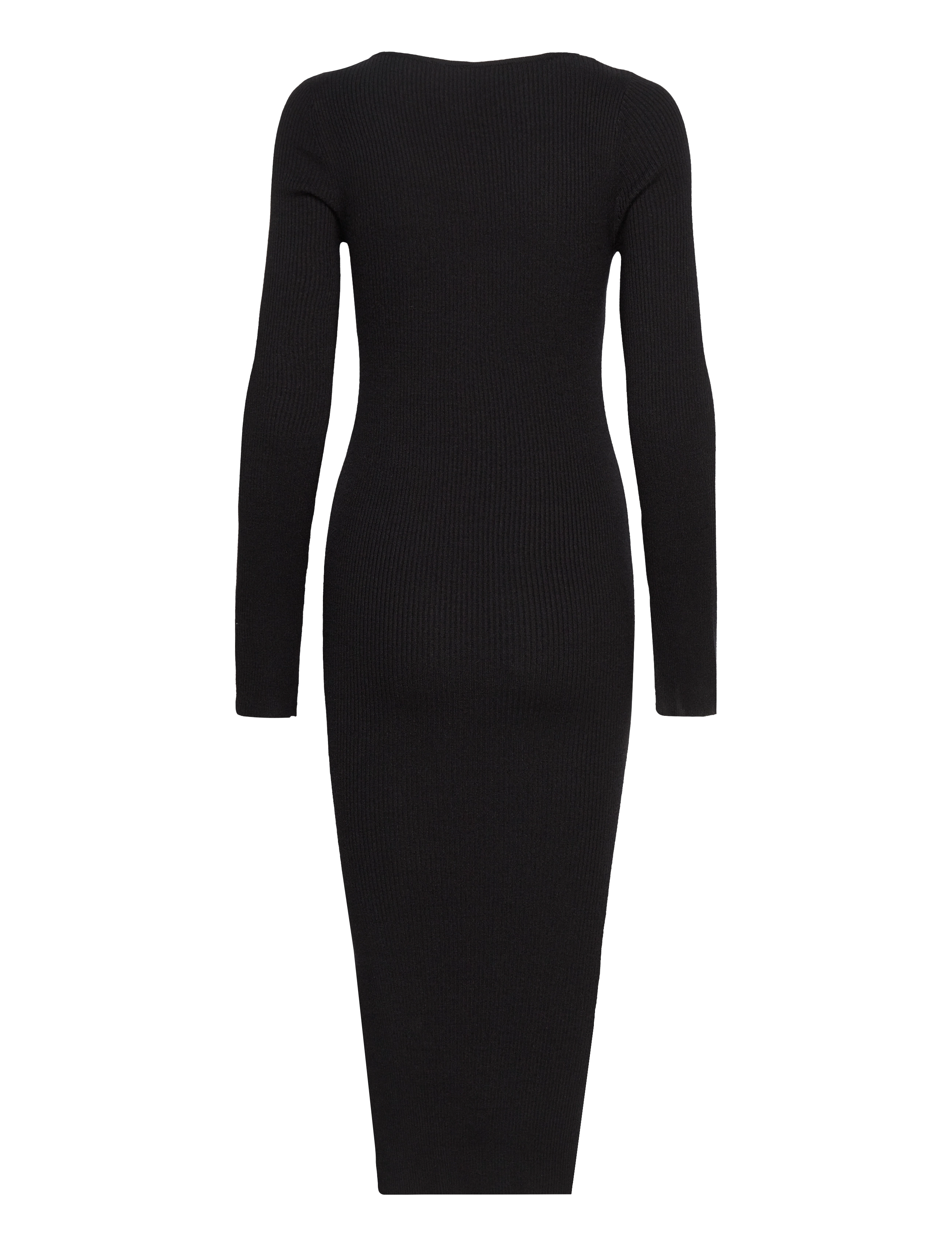 YAS - YASLIVIA LS MIDI KNIT DRESS - CA - black - 1