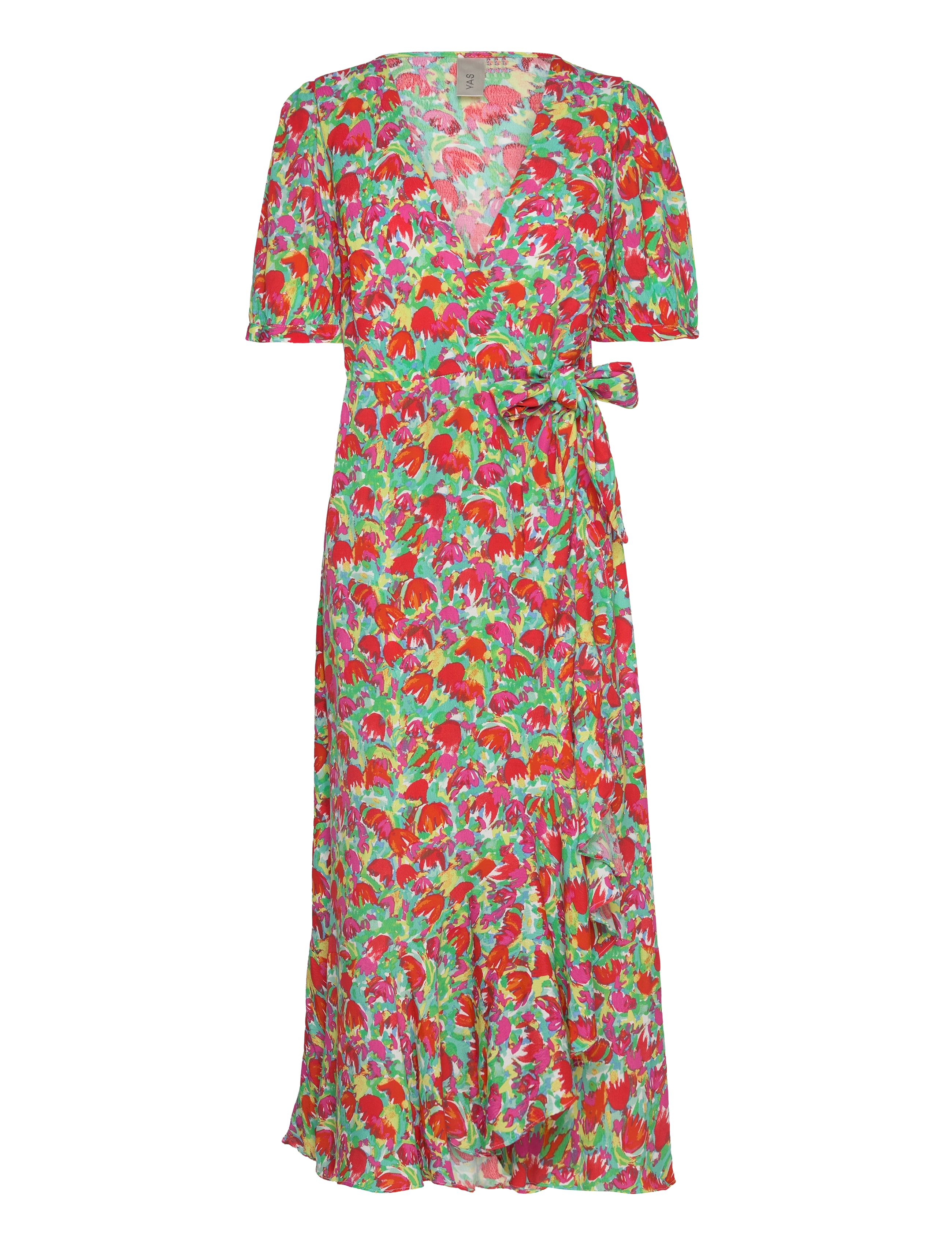 YAS YASOMIRA SS MIDI SHIRT DRESS - SHOW - Riided - ORANGE.COM / multi