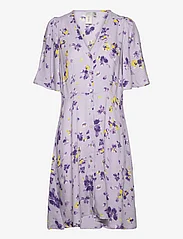 YAS - YASFENNY 2/4 SHIRT DRESS S. - summer dresses - pastel lilac - 0