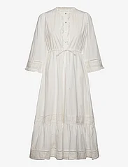 YAS - YASMELINDA 3/4 ANKLE DRESS S. - midi kjoler - star white - 0