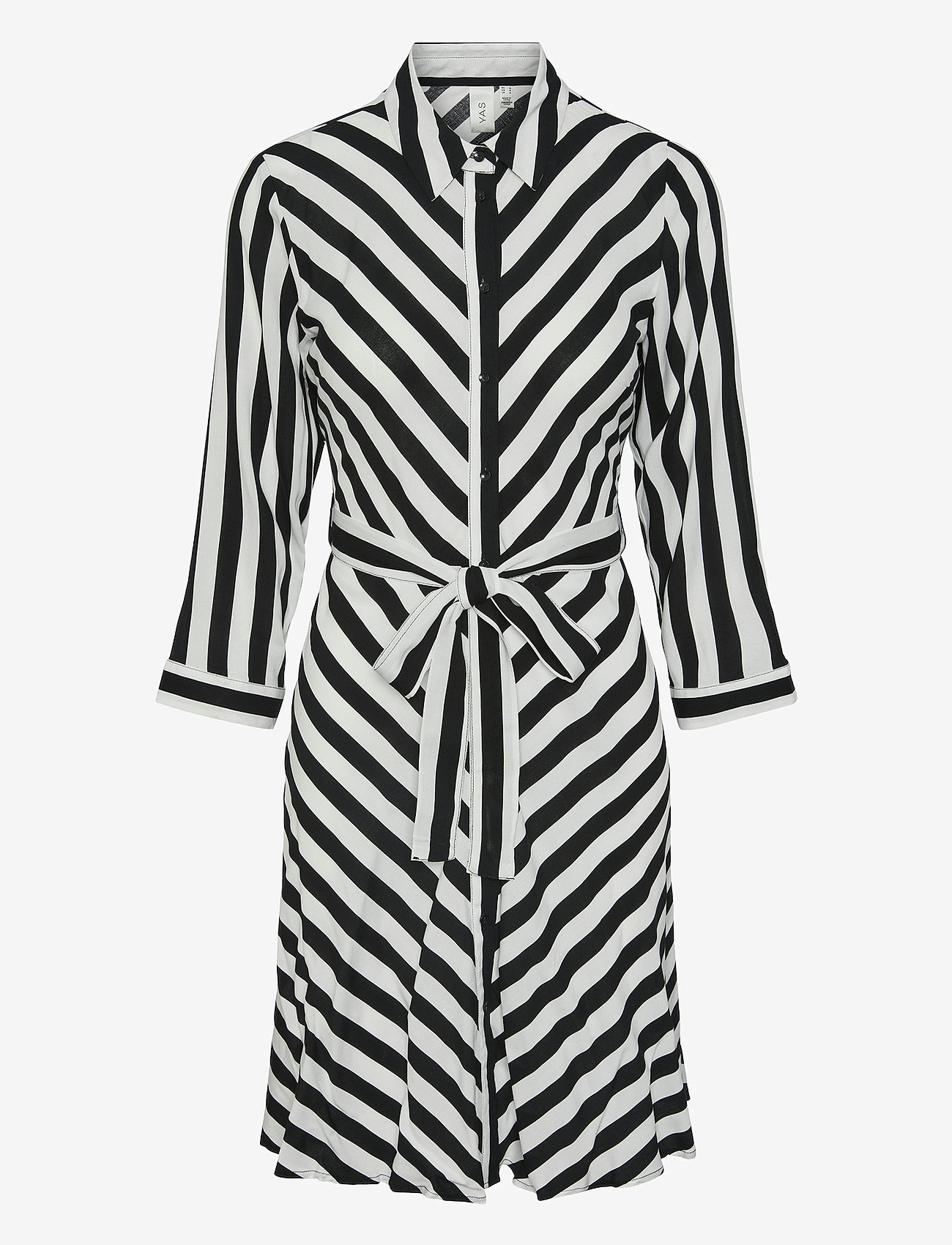 YAS - YASSAVANNA 3/4 SHORT SHIRT DRESS S. NOOS - shirt dresses - star white - 1