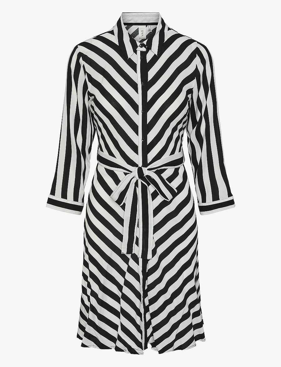 YAS - YASSAVANNA 3/4 SHORT SHIRT DRESS S. NOOS - shirt dresses - star white - 1