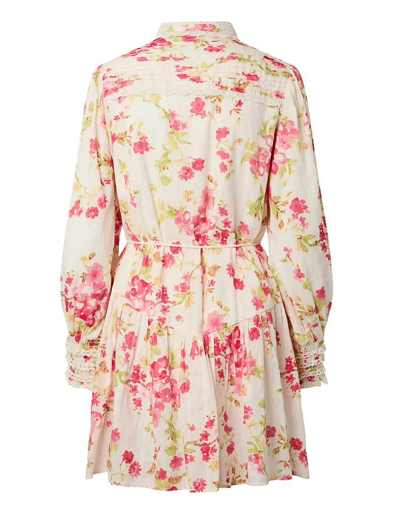 YAS - YASSOMELLI LS SHIRT DRESS - D2D - sommerkleider - birch - 1