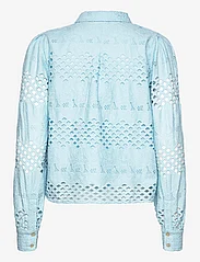 YAS - YASHALLY LS SHIRT S. - CA - long-sleeved blouses - aquamarine - 1