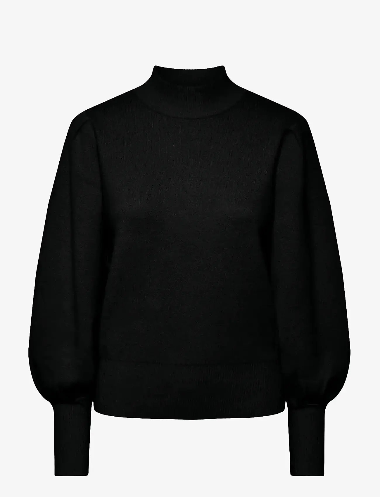 YAS YASFONNY LS KNIT PULLOVER S. NOOS - Riided - BLACK / black