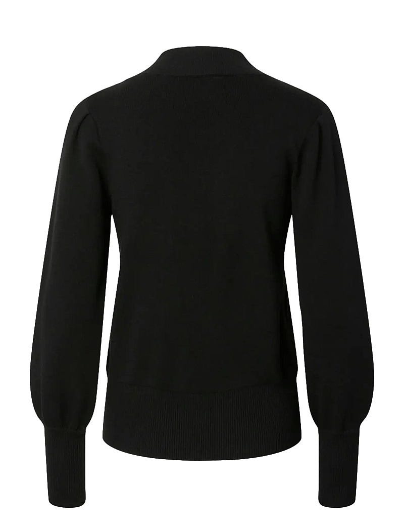 YAS - YASFONNY LS KNIT PULLOVER S. NOOS - gebreide truien - black - 2