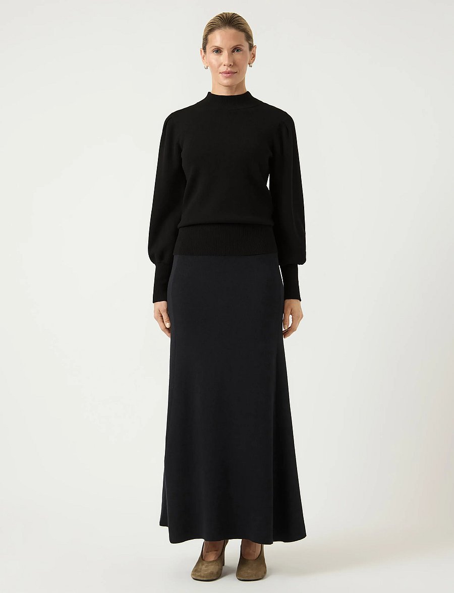 YAS - YASFONNY LS KNIT PULLOVER S. NOOS - pulls - black - 0