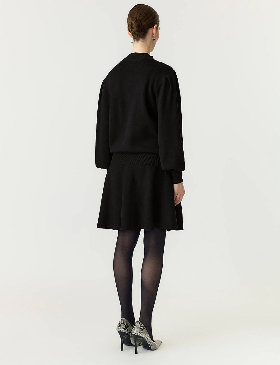 YAS - YASFONNY LS KNIT PULLOVER S. NOOS - pullover - black - 3