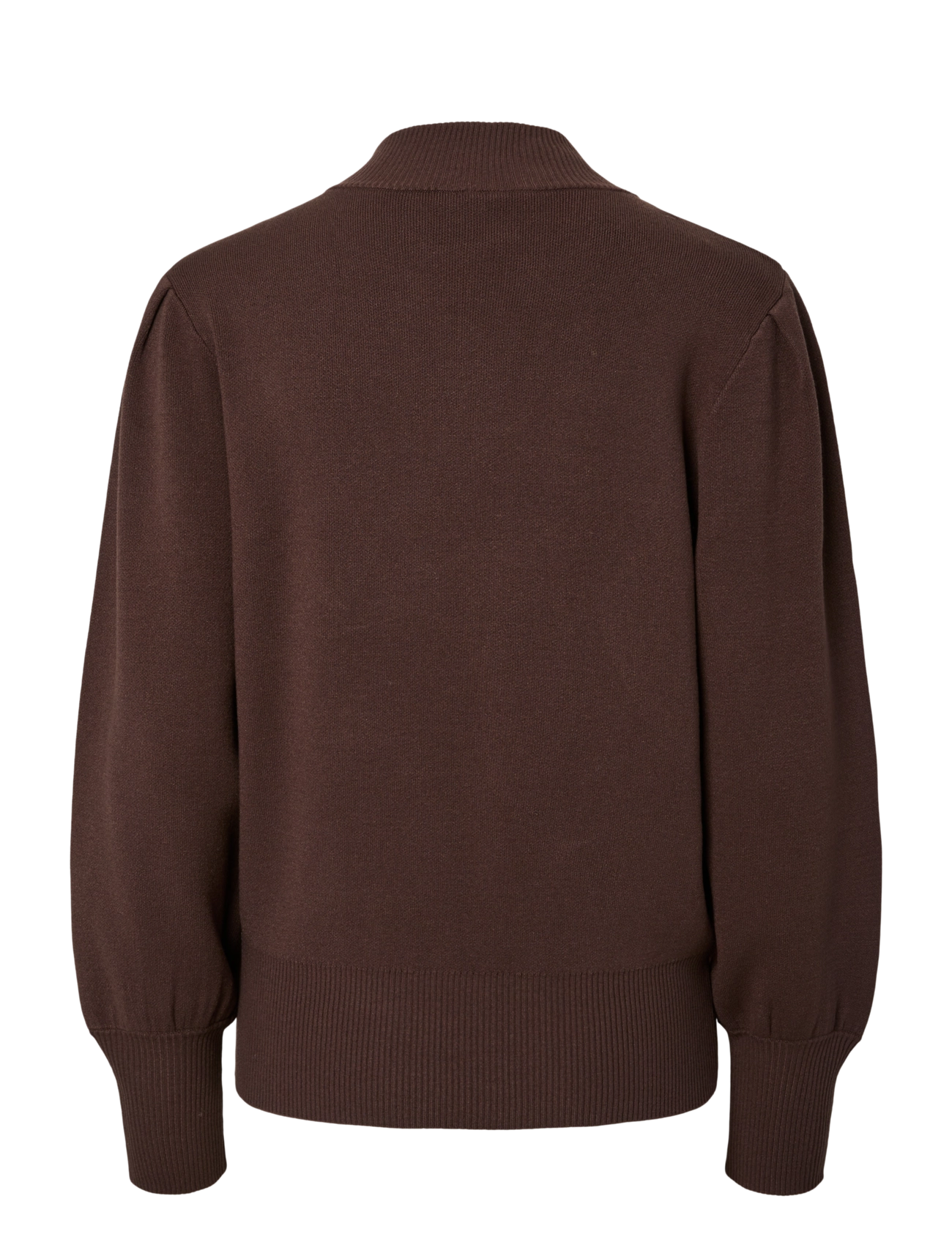 YAS - YASFONNY LS KNIT PULLOVER S. NOOS - stickade tröjor - chocolate brown - 2