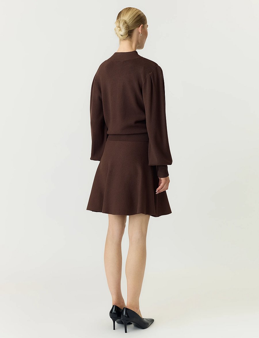 YAS - YASFONNY LS KNIT PULLOVER S. NOOS - pullover - chocolate brown - 3