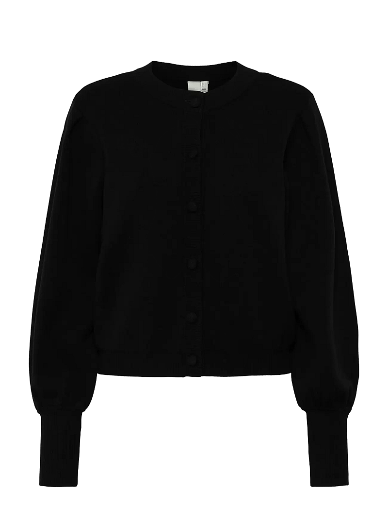 YAS - YASFONNY LS KNIT CARDIGAN S. NOOS - koftor - black - 1