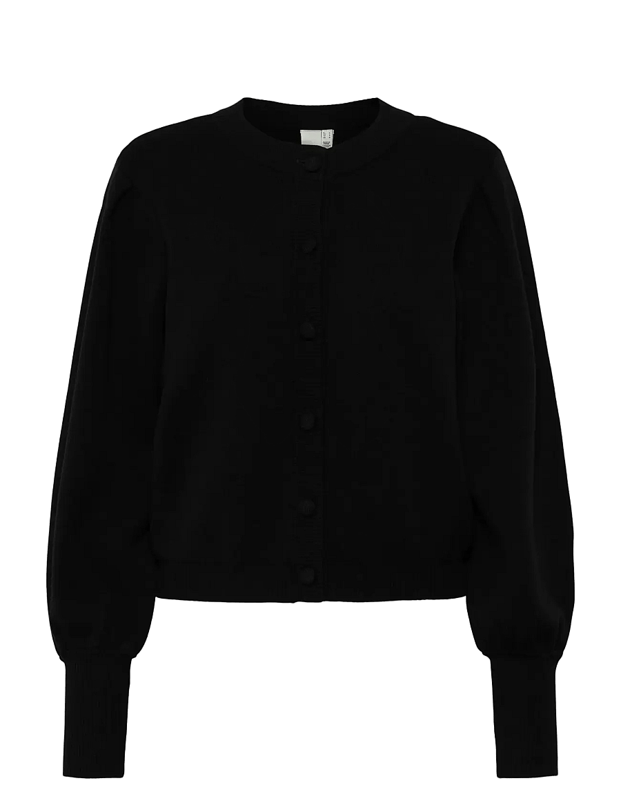 YAS - YASFONNY LS KNIT CARDIGAN S. NOOS - koftor - black - 1
