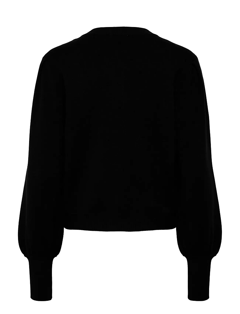 YAS - YASFONNY LS KNIT CARDIGAN S. NOOS - koftor - black - 2