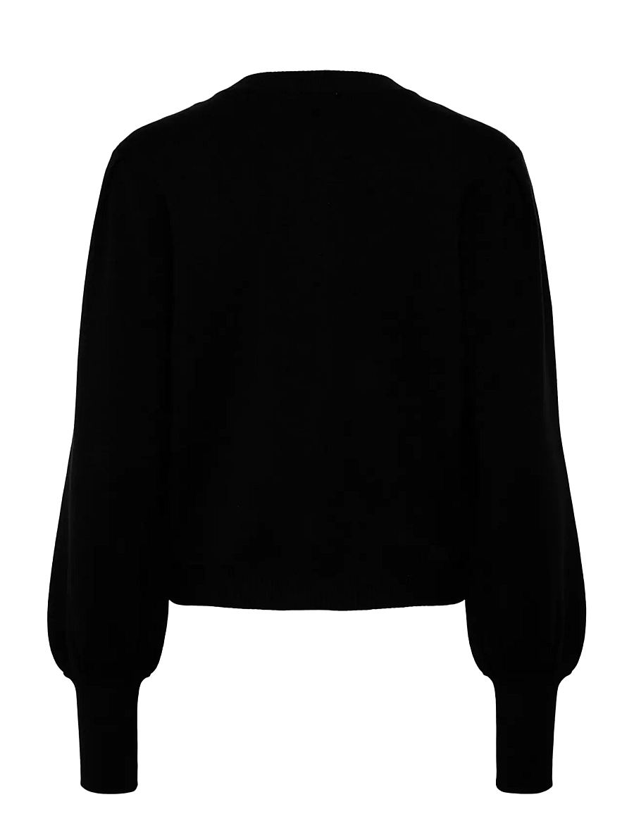 YAS - YASFONNY LS KNIT CARDIGAN S. NOOS - koftor - black - 2