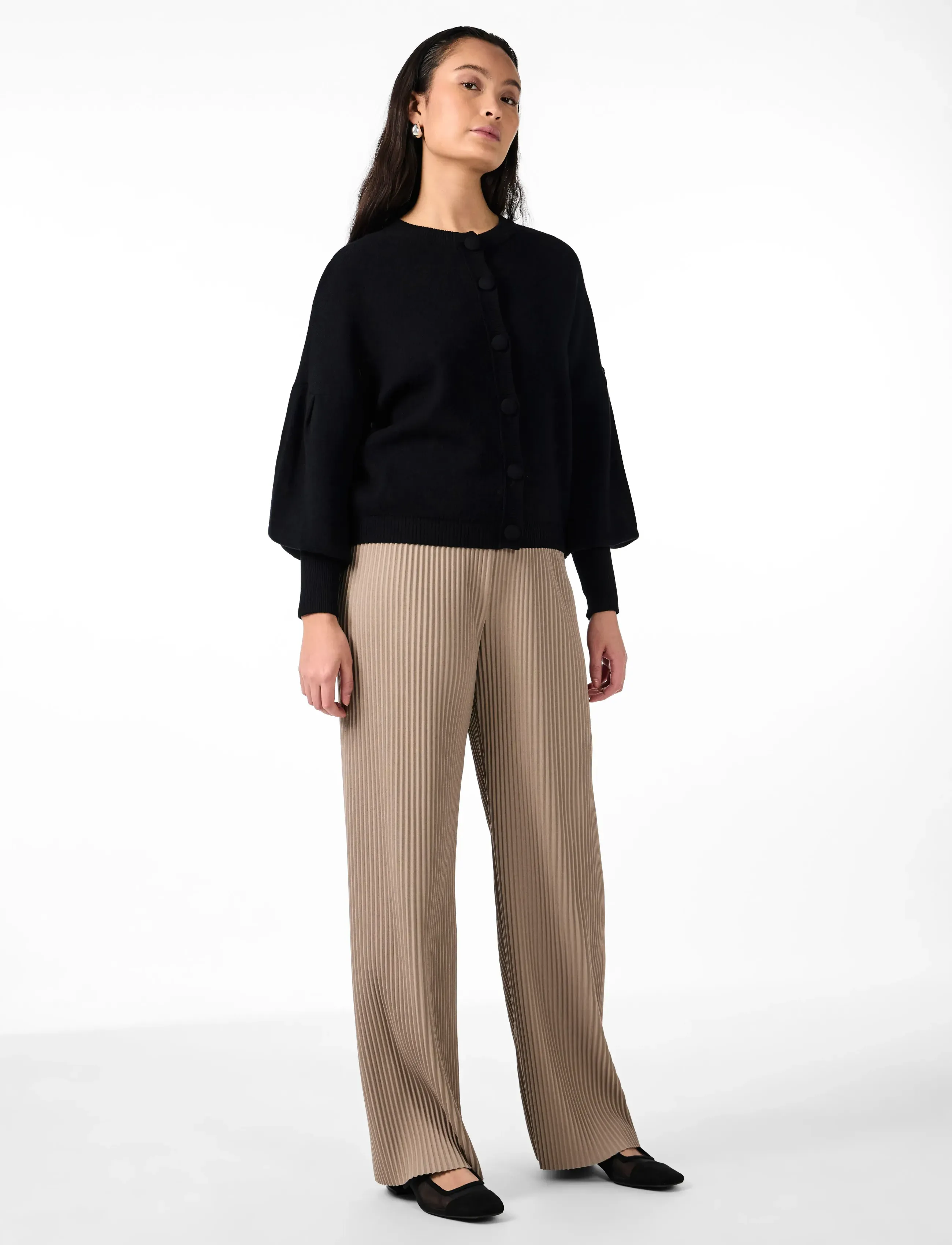 YAS - YASFONNY LS KNIT CARDIGAN S. NOOS - koftor - black - 4