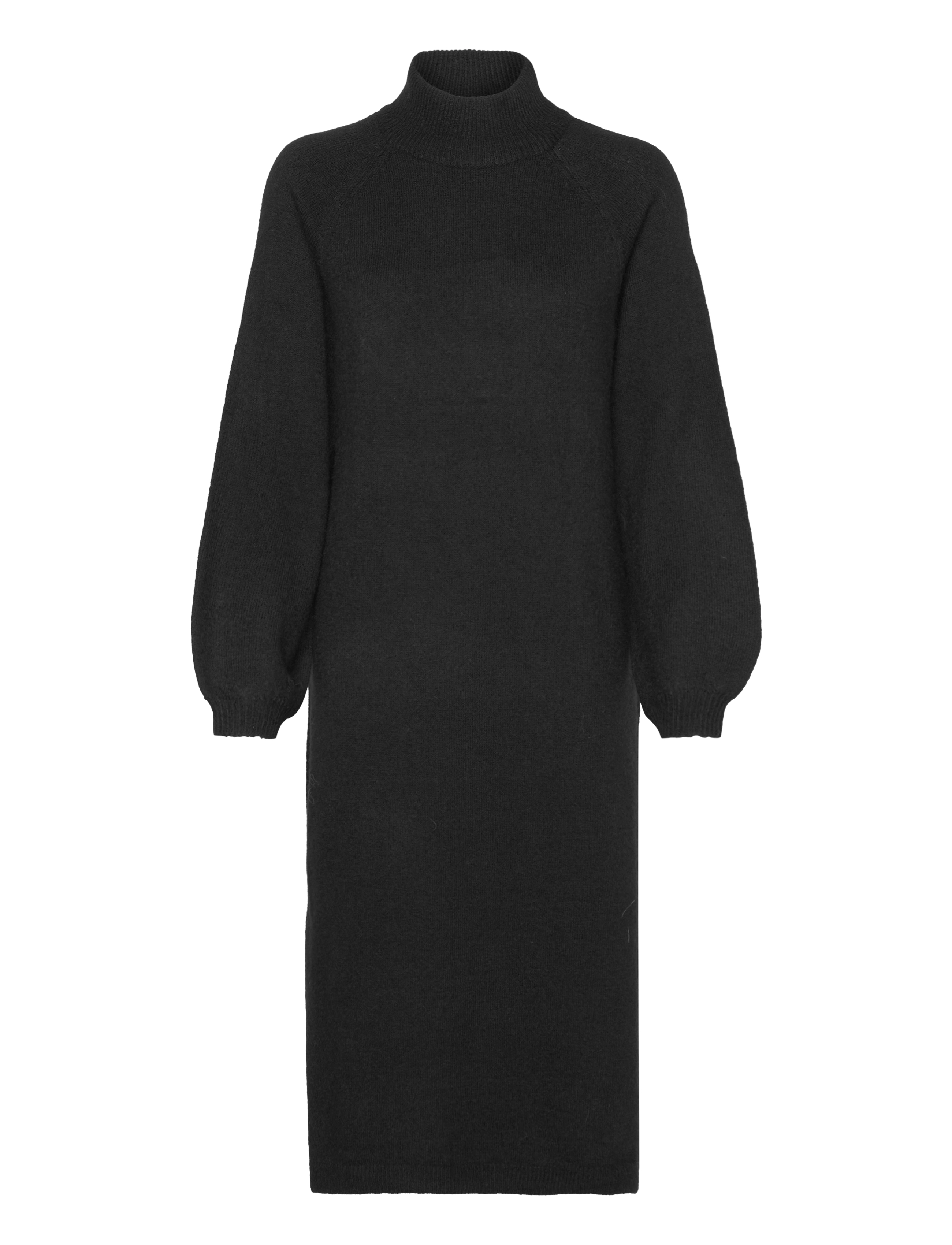 YAS - YASBALIS LS FUNNEL KNIT DRESS S. NOOS - black - 1
