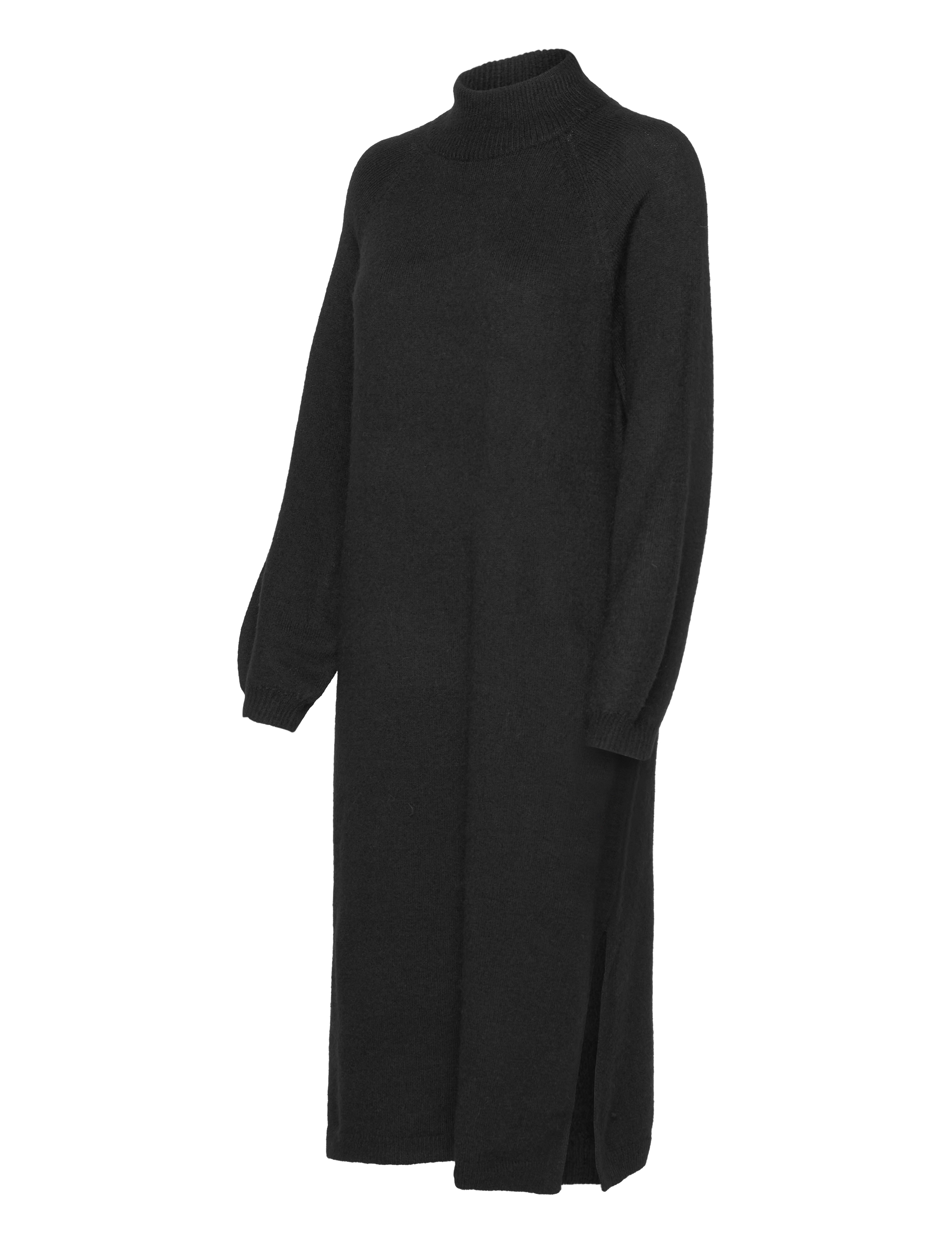 YAS - YASBALIS LS FUNNEL KNIT DRESS S. NOOS - black - 3