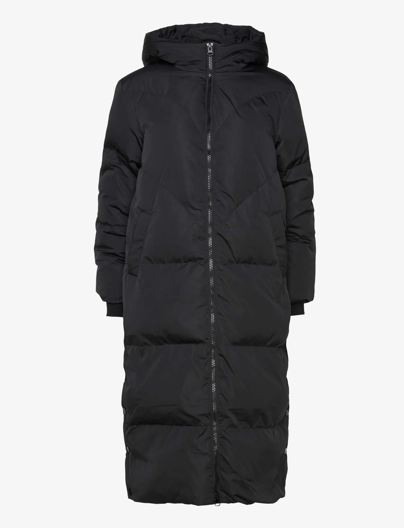 YAS - YASIRIMA LS LONG DOWN COAT S. NOOS - winter jackets - black - 0