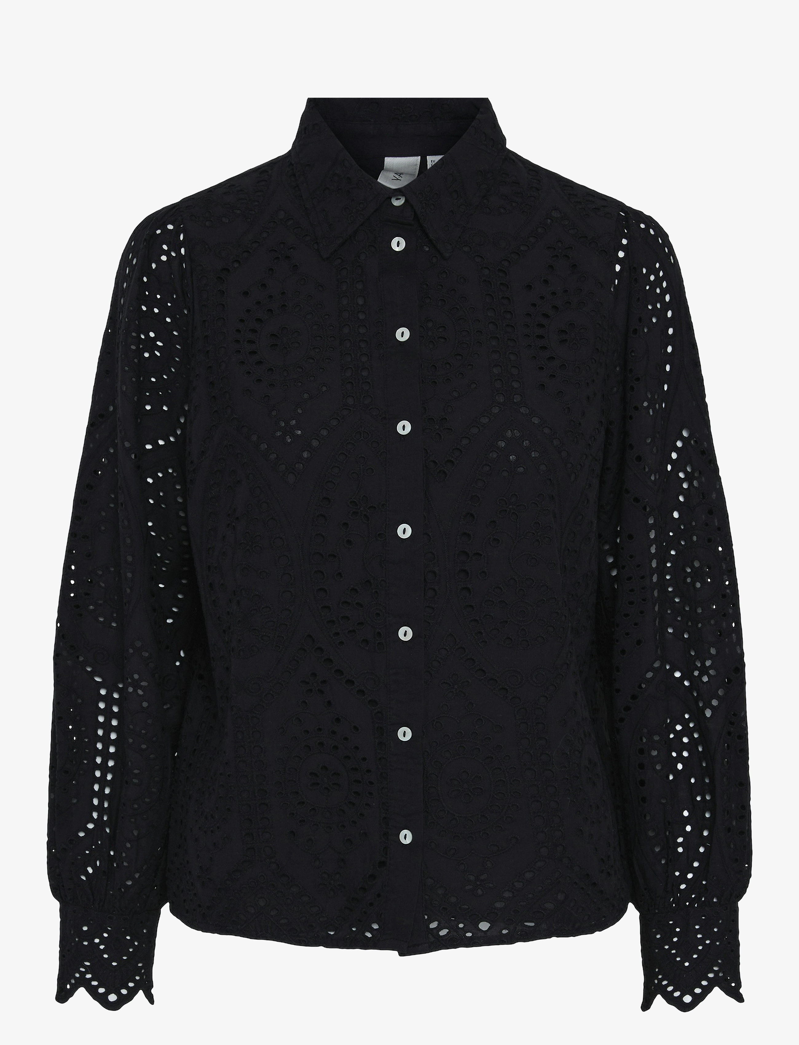 YAS YASHOLI LS SHIRT S. NOOS - Bluser - BLACK / black