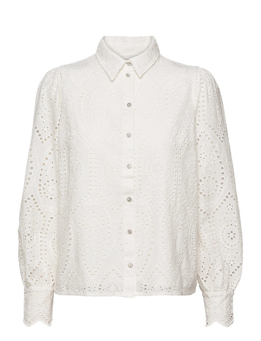 YAS - YASHOLI LS SHIRT S. NOOS - langermede bluser - star white - 1