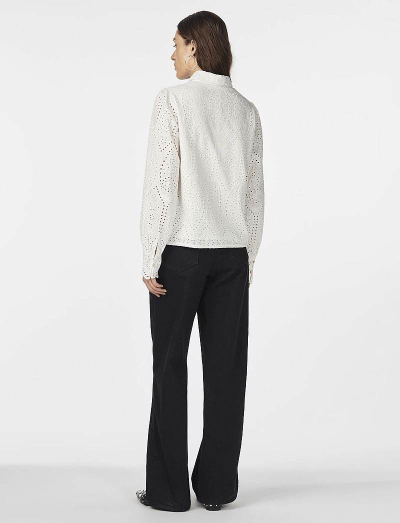YAS - YASHOLI LS SHIRT S. NOOS - långärmade blusar - star white - 3