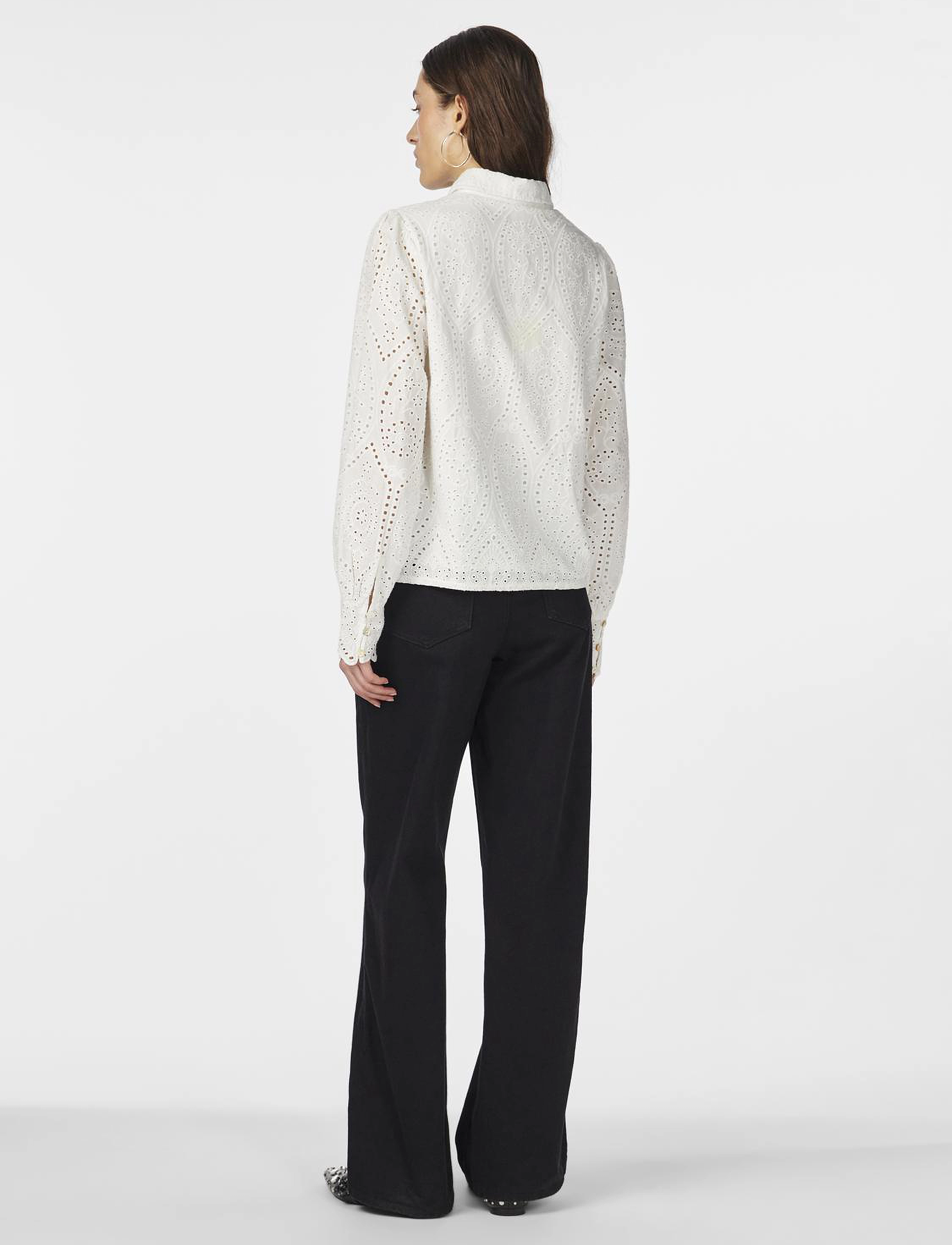 YAS - YASHOLI LS SHIRT S. NOOS - long sleeved blouses - star white - 3