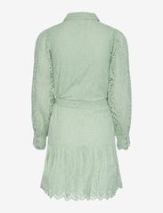 YAS - YASHOLI LS BELT DRESS S. NOOS - skjortklänningar - quiet green - 2