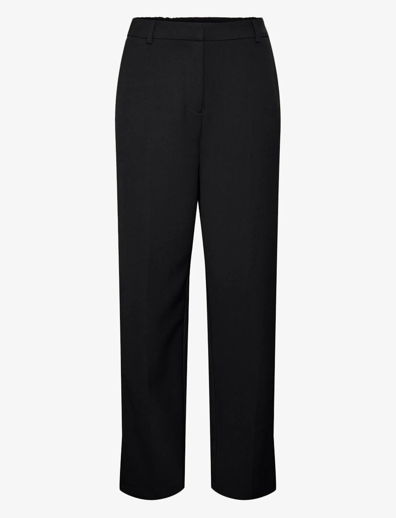 YAS - YASLIKKA HW WIDE PANTS S. NOOS - tailored trousers - black - 0