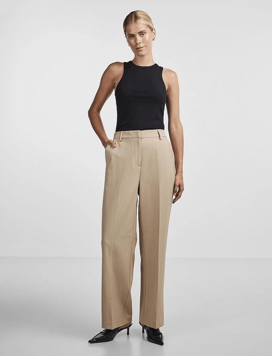 YAS - YASLIKKA HW WIDE PANTS S. NOOS - nomad - 0